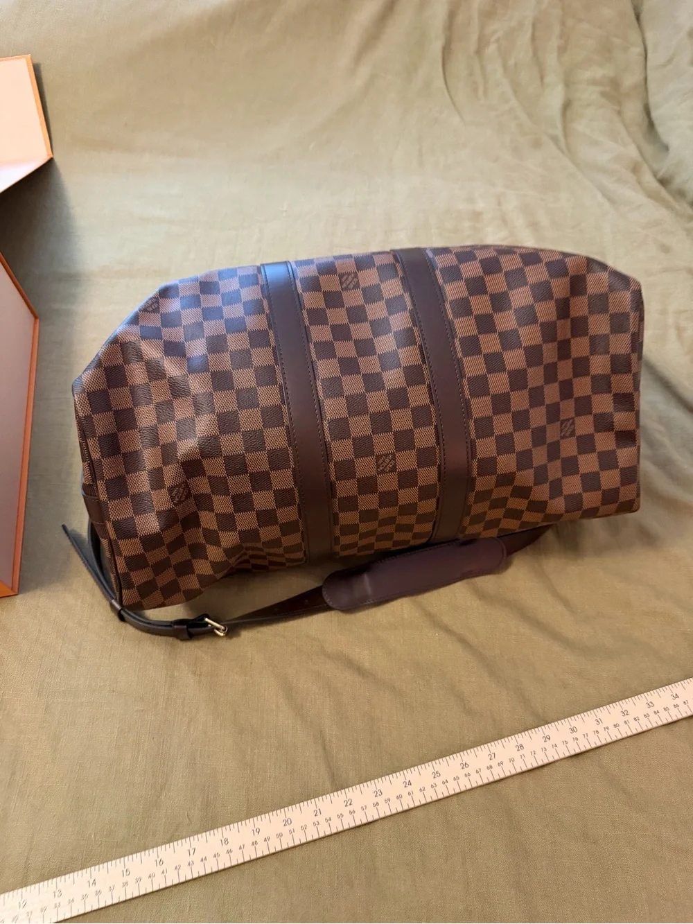 Louis Vuitton Keepall Bandouliere 45 Damier Ebene - Picture 5 of 9